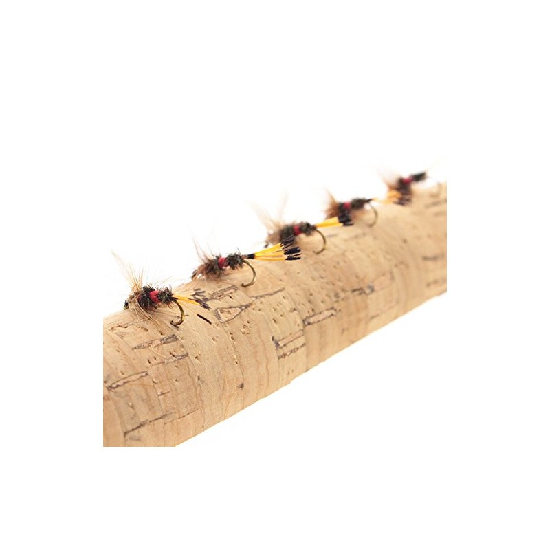 River Peak Royal Coachman Dry Fly Finished Hair Bristles Set