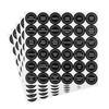 Black Spice Jar Labels Removable Spice Labels Stickers for Kitchen