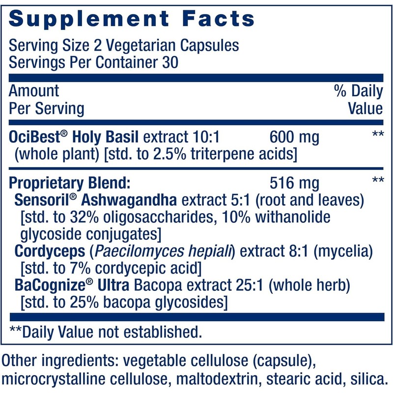 Adrenal Energy Formula 60 vegetarian capsules