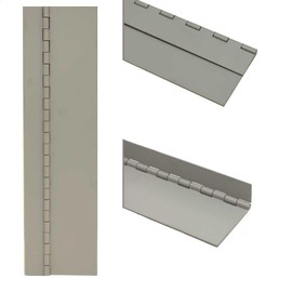 Generic Classic Aluminum Gray Glossy 12 x 3 1/4 Inch Boat Seat Hinge