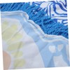 WOONEKY Polyester Beach Towel Tassels Yoga Mat Shawl Versatile Decorative