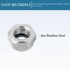 QUARKZMAN M10 x 1 mm Hex Lock Nuts x 4