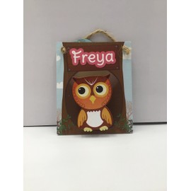 Freya Children's Magnetic Mini Clip Board School Reminders Reminder on Fridge Wall Plaque with Spring peg with Funny Faced Squirrel