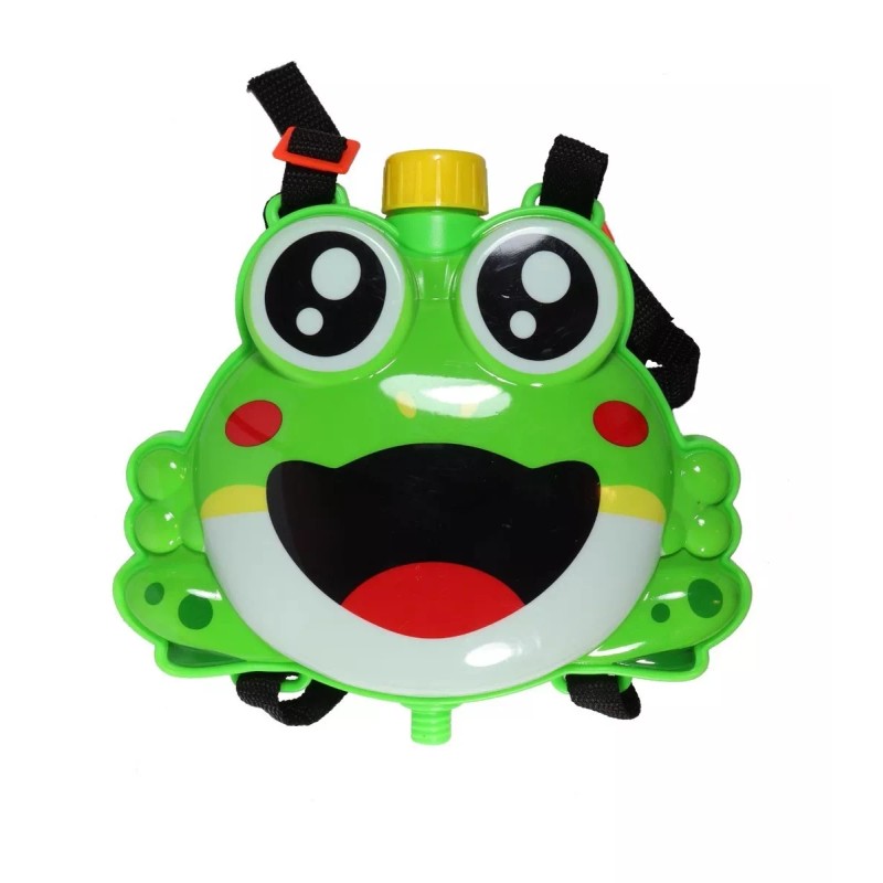 Vaga Pistola Con Tanque De Agua Mochila Ranita Diversión Vaga