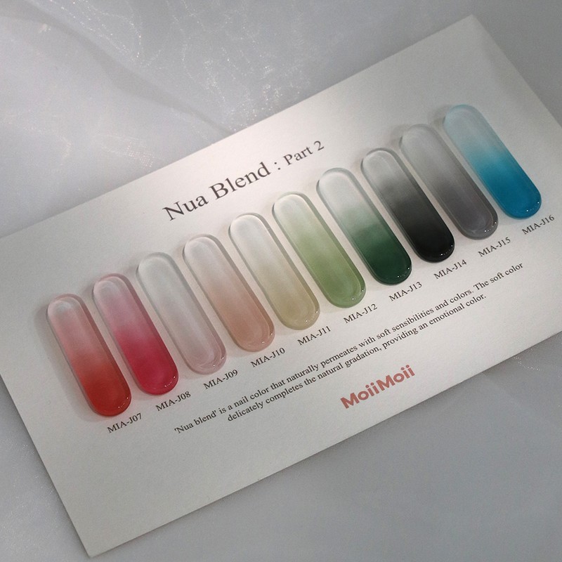 classic nail Moimoi Noir Blend 2 Color Grenade Gradient +