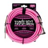 Ernie Ball - Cable trenzado para instrumentos, recto/acodado, 3 m,