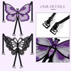 10pcs Bra Strap Clips Sets, 2Pcs Butterfly Bra Straps, 8