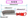 3pcs Wire Scratch Brushes Set Carbon Steel and Stainless Steel