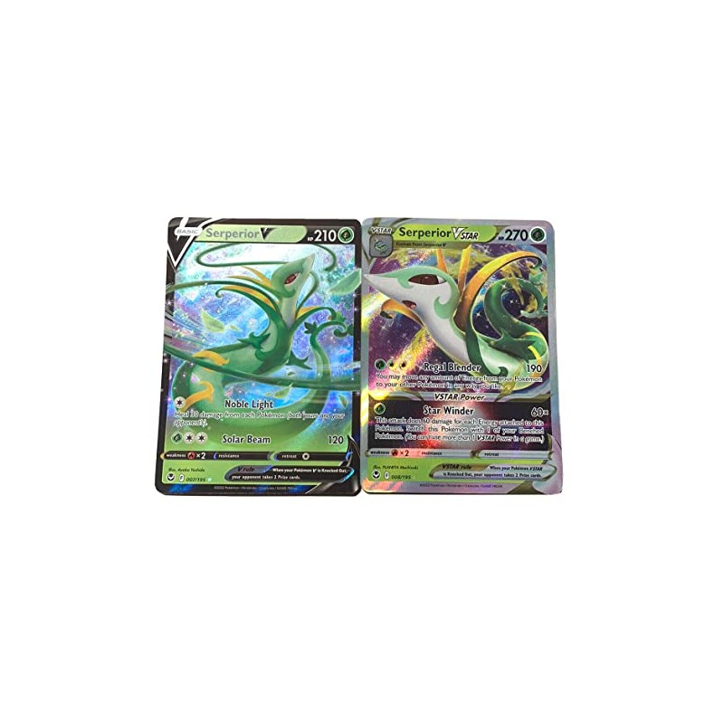 Serperior V & Vstar 008/195 - Silver Tempest - Juego
