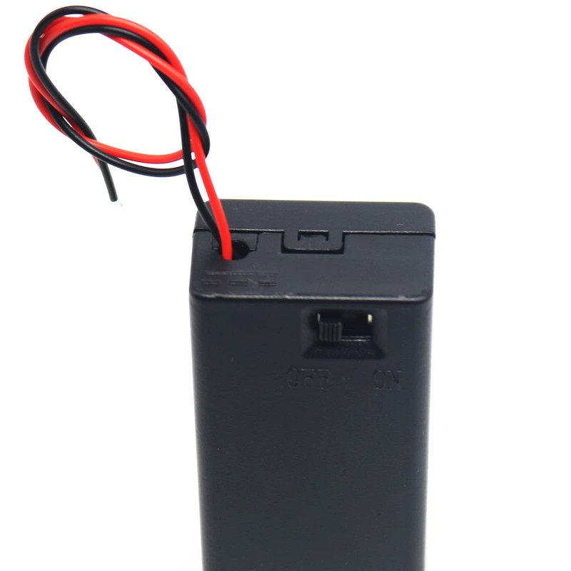 9V Battery Holder,8 Pack 9 Volt Battery Holder with Switch,
