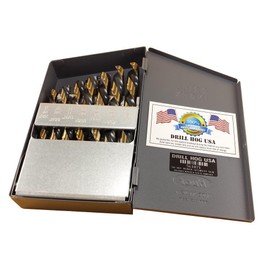 Drill Hog Left Handed Drill Bit Set Screw Extractor EZ-OUT