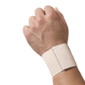 Beman® - Wrist Support Band - Orthopaedic Elastic Wrist without Seam - Adjustable with Zip - Item 201 (wrist circumference 12-17 cm)