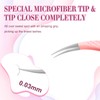 Eyelash Extensions Fiber Lash Tweezers - Fiber Tip tweezers for