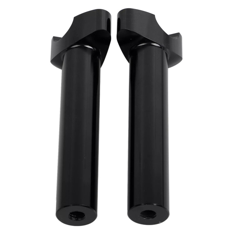 Unbranded Black 6" Straight Handlebar Risers For Harley 1" Bar