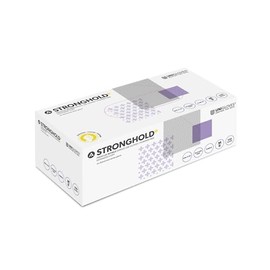 Unigloves Advanced Stronghold+ GM0073 Nitrile Examination - Multipurpose, Powder Free, Latex Free Disposable Gloves, Box of 100 Gloves, Purple, Medium