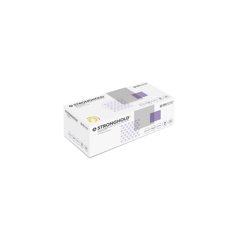 Unigloves Advanced Stronghold+ GM0073 Nitrile Examination - Multipurpose, Powder Free,