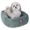 Majestic Pet 24 Inch Micro Velvet Calming Dog Bed Washable