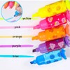 WUSJCOF Pack of 12 Mini Highlighter Pens Set Mini Textliner