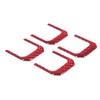 Daeiclru Real Carbon Fiber Car Visor Makeup Mirror Panel Sticker