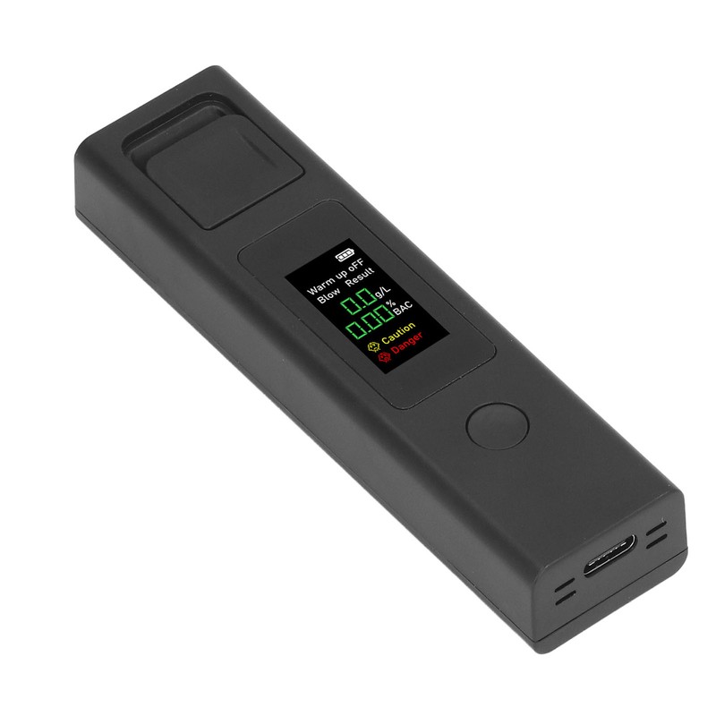 Breathalyzer Small Portable Smart Quick Response Blowing LCD HD Three