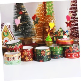 SEWACC 63rolls Christmas Themed Washi Tape Tape for Scrapbooking Planner Decoration Unique Cartoon Designs for Wrapping for Christmas Journaling Festive Projects