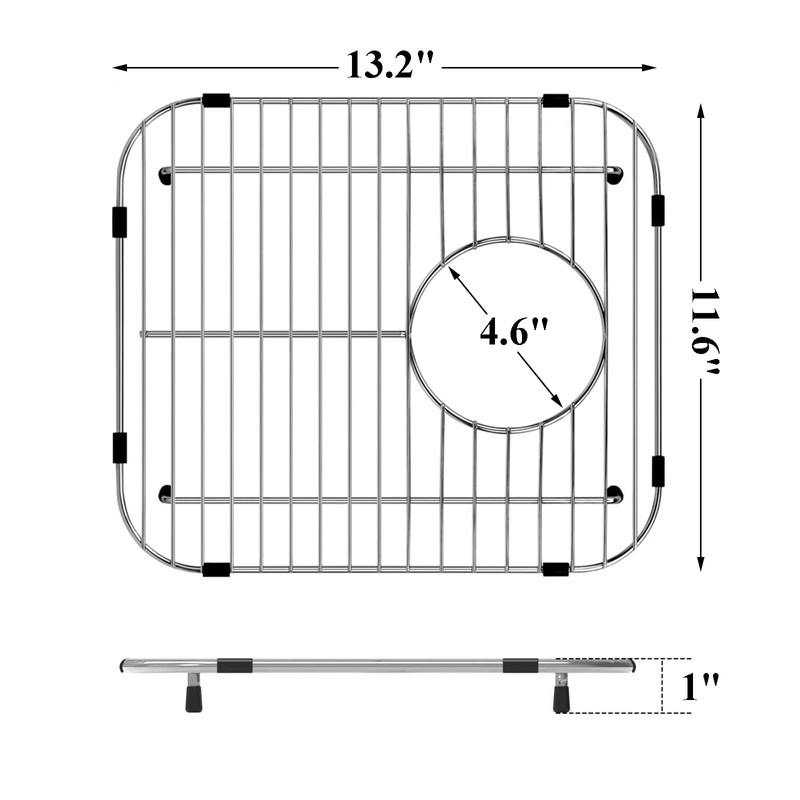 Orgneas Sink Protectors for Kitchen Sink, Universal Double Bowl Sink