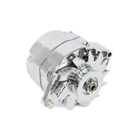 Top Street Performance ES1001C Chrome 110 Amp Alternator with 1/3 Wire Setup