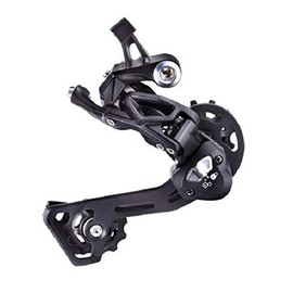 microSHIFT XLE RD-M665M Rear Derailleur - 10/11-Speed, Medium Cage, Black, with Clutch