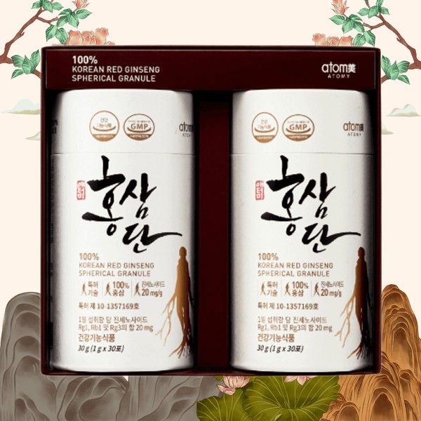 Atomy domestic red ginseng 60 packets, fatigue improvement, immunity boosting 902as1, 60 packets of 1g / 애터미 국내산 홍삼단 60포 피로개선 면역력증진 902as1, 1g 60포