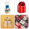 sourcing map 20pcs 6 Inch Metallic Large Big Pull Bow