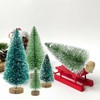 30PCS Mini Christmas Tree, Bottle Brush Trees Mini Sisal Snow