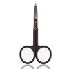 Basicare Rubber Grip Handle SS Nail Scissors With Precision Ground