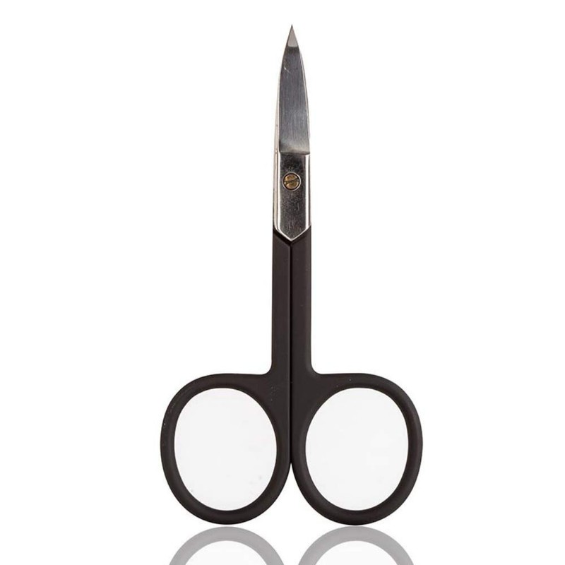 Basicare Rubber Grip Handle SS Nail Scissors With Precision Ground