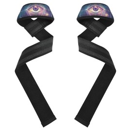 Eye Tarot - Muñequeras de levantamiento de pesas de 26 pulgadas, correa antideslizante para levantamiento de pesas, culturismo, entrenamiento de fuerza