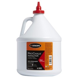 Keson Ultra Fine Red Marking Chalk 5lb Bottle