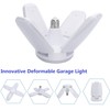 (4 Pack) LED Garage Lights, 60W Trilights Ceiling, High Low