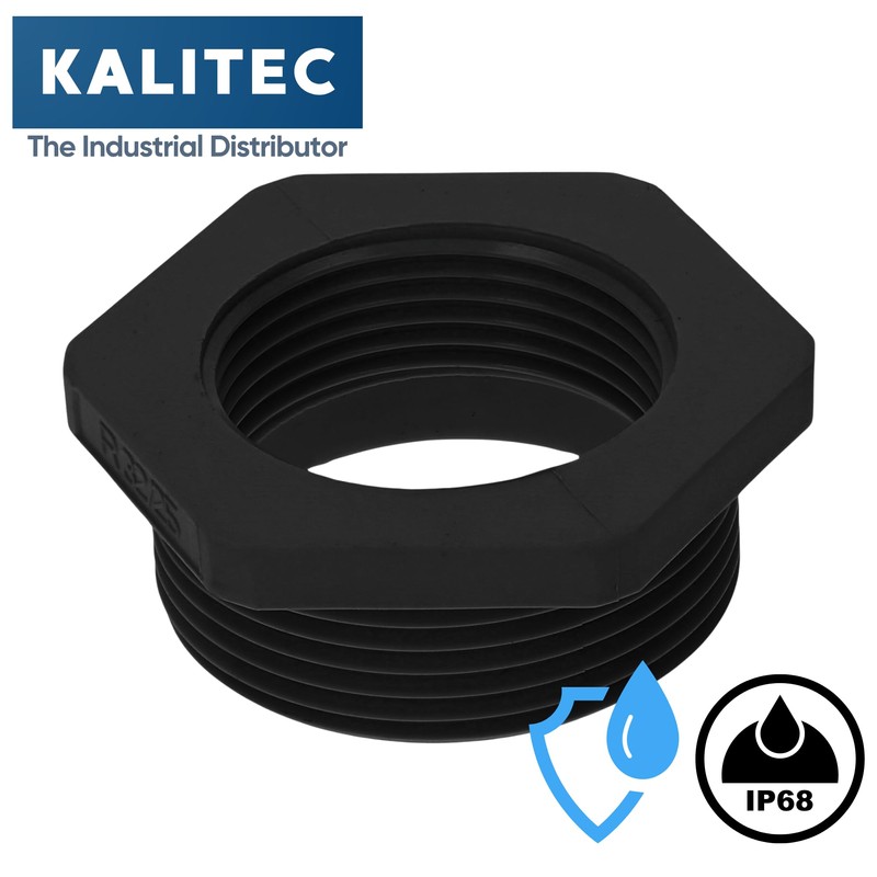 Kalitec G6322510 Reduction M32/M25 Plastic Black I Reducer Cable Gland
