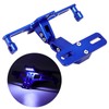 Adjustable Telescopic Aluminum Alloy Bracket License Plate Holder with LED