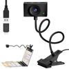 [Center Mounted] Webcam HD1080P Built-in Microphone, USB Connection, Flexible Arm,