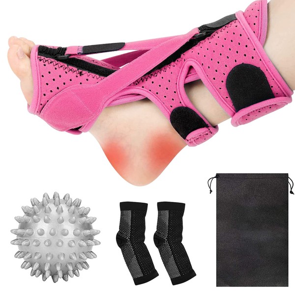 Plantar Fasciitis Splint, Plantar Fasciitis Relief Night Splint, Adjustable Relief