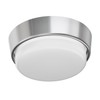 ledscom.de GX53 Lamp Socket Inel Matt Chrome Round 90 mm