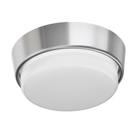 ledscom.de GX53 Lamp Socket Inel Matt Chrome Round 90 mm Diameter Including LED Lamp 3.808 W 420 lm White