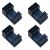 COMeap （4-Pack） 8 Pin 180 Degree Adapter, Standard Type GPU