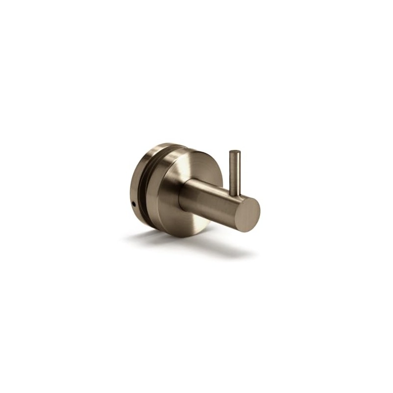 FHC PRH1BBRZ Peg Robe/Towel Hook for 3/8" and 1/2" Glass