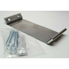 ITS Two 2-1/2"" Stainless Steel Flat Band Style Exhaust Muffler Pipe Clamps USA Made