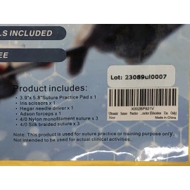 Ultrassist Suture Practice Kit For Medical And Vet Students
