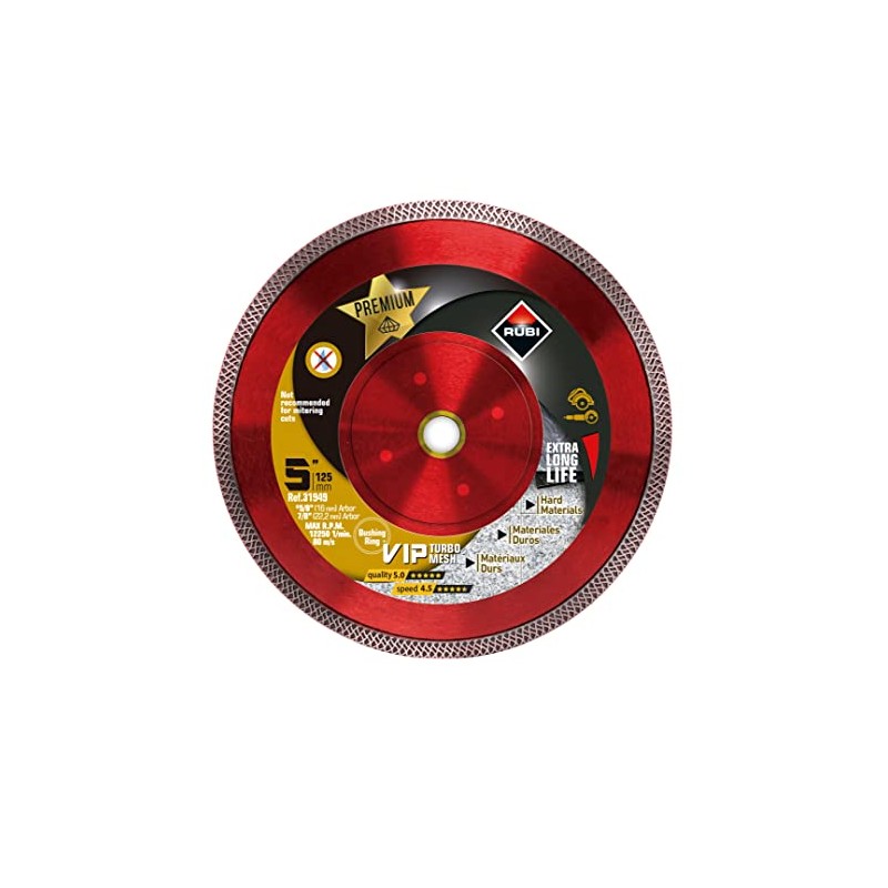 Rubi Tools 5" VIP Premium Dry Diamond Blade