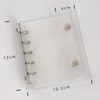 Sticker Notebook, Transparent, M5 Size, Removable, 10 Refills + 2