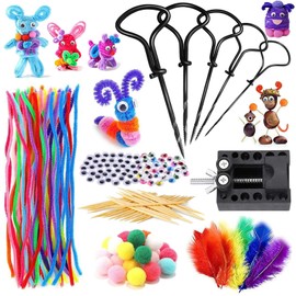 Mikqky 276 Pieces DIY Chestnut, Autumn Crafts, Children's Chestnut Set, Crafts from Chestnuts, Hand Drilled Chestnuts, with Chestnut Holder, for Craft Activities of Students and Families