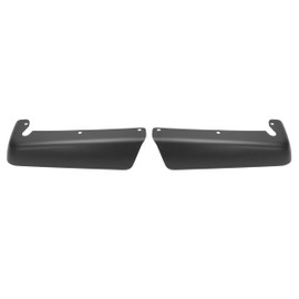 HECASA Rear Bumper End Cap Compatible with 1997-2004 Dodge Dakota Bumper Corner Cover Plastic(PP) Black Replacement for 55255905 55255904 Left & Right Side